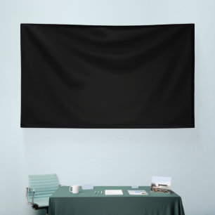 Minimalist Black Cat Silhouette Banner