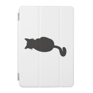 Minimalist Black Cat Silhouette iPad Mini Cover