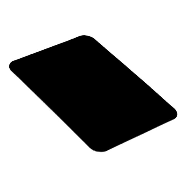 Minimalist Black Cat Silhouette  Magnet (Right Side)