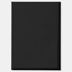 Minimalist Black Cat Silhouette Magnet