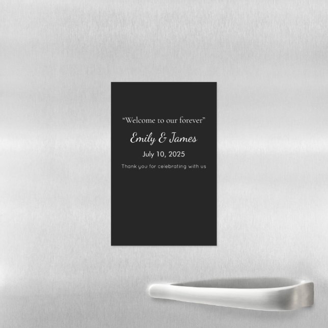 Minimalist Black Cat Silhouette  Magnetic Dry Erase Sheet (In Situ)