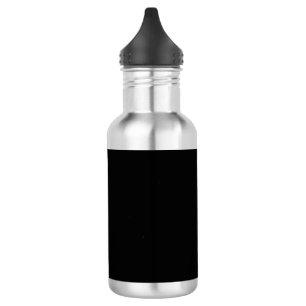 Minimalist Black Cat Silhouette Stainless Steel Water Bottle