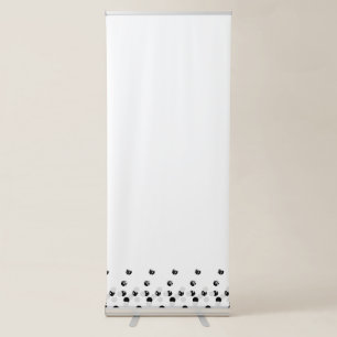 Minimalist Black Dot Banner Modern Event Eleganc