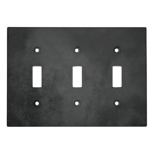 Minimalist Black Marble Light Switch Covers