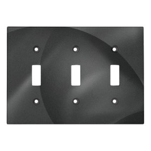 Minimalist Black Marble Light Switch Covers