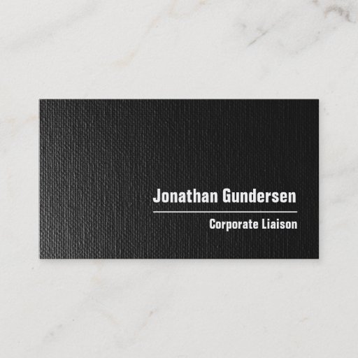 Customizable Minimalist Black Modern Professional Business Card