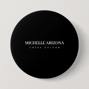 Minimalist Black Professional Modern Button