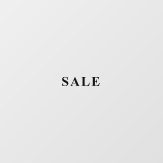 Minimalist  Black SALE Business Window Decal
