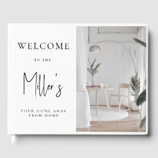 Minimalist Black & White Airbnb Vacation Rental