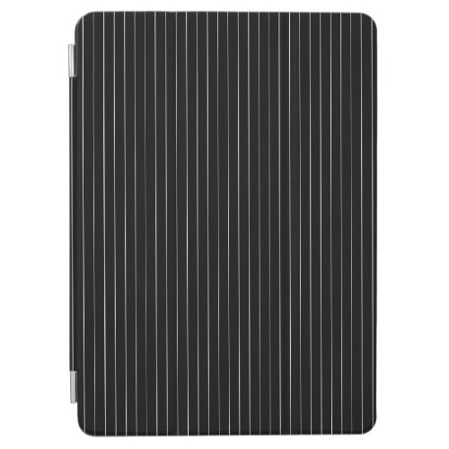 Minimalist black white pinstripes modern stylish iPad air cover