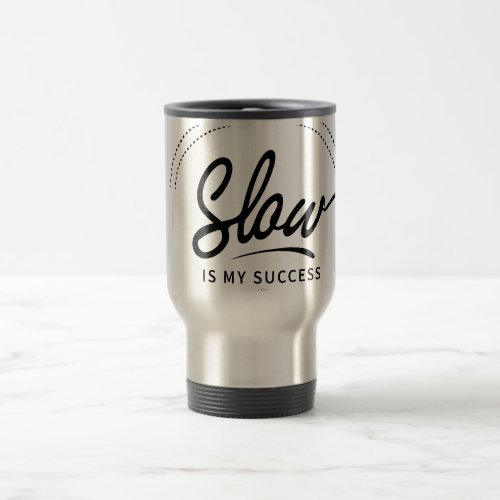 Minimalist Black White Slow Living Art Mug