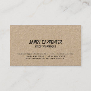 Minimalist Black White Unique Modern Professional Business Card