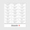 Minimalist Black White Wedding Guest Address Label