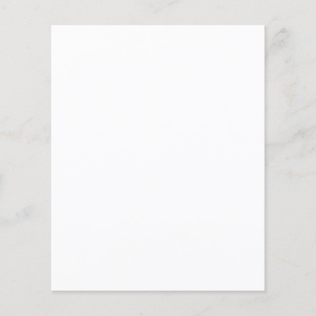 Minimalist Blank Flyer | Custom Business Design (Front)