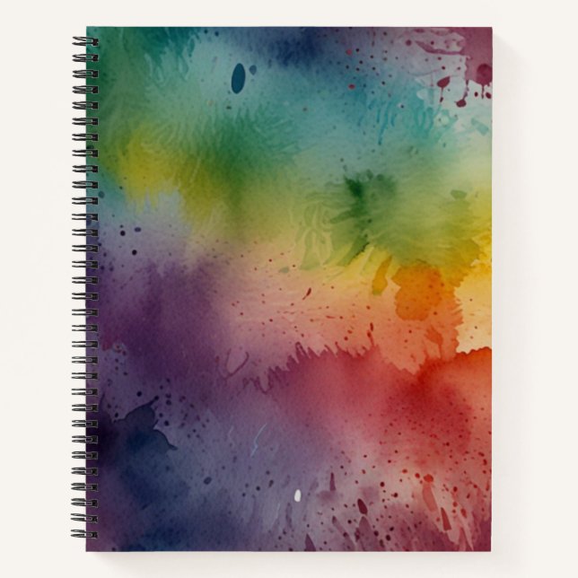 Minimalist Blank Sketchbook Notebook (Front)