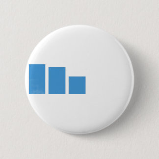 Minimalist Blue Bar Chart Address Label Button