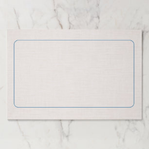 Minimalist Blue Border Passover Seder Placemat