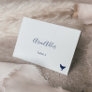 Minimalist | Blue Chicken Meal Option Place Cards