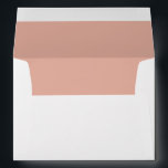 Minimalist Blush Pink Monogram Note Card Envelope<br><div class="desc">Write down your message or notes on this minimalist elegant-looking blush pink note card envelope. Personalize it with your initials and name.</div>