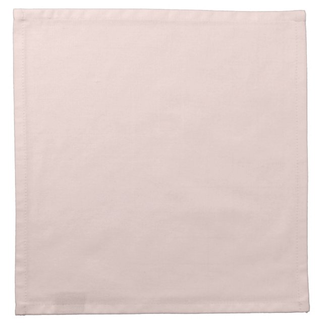 Minimalist blush pink solid plain elegant chic cloth napkin (Front)