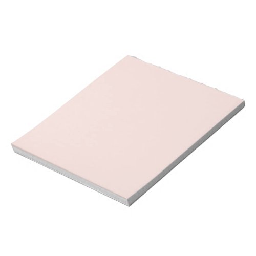 Minimalist blush pink solid plain elegant chic notepad