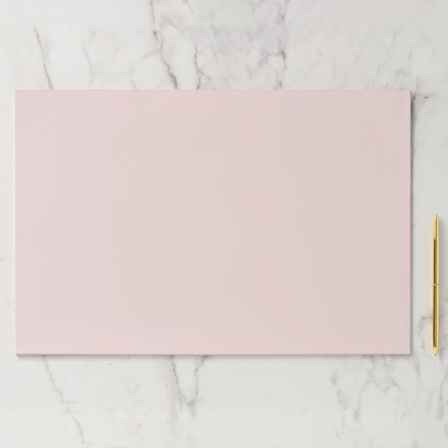 Minimalist blush pink solid plain elegant chic paper pad (Insitu)