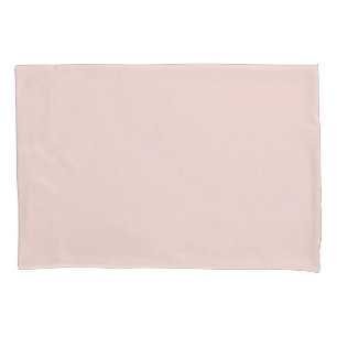 Minimalist blush pink solid plain elegant chic pillow case