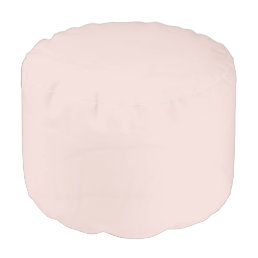 Minimalist blush pink solid plain elegant chic pouf