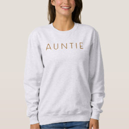 Minimalist Bohemian Terracotta Auntie Sweatshirt