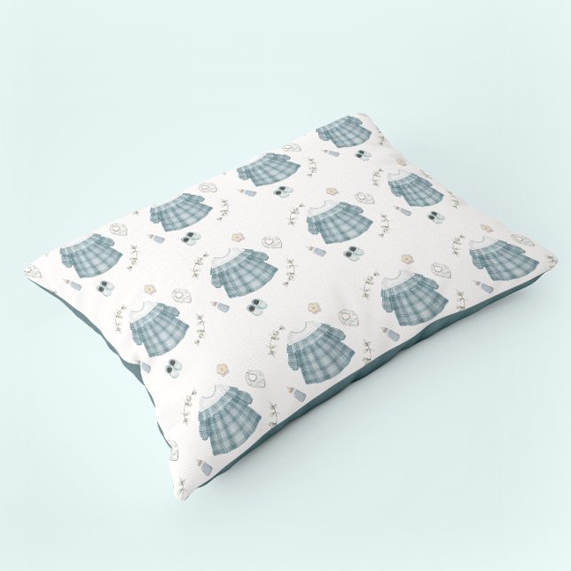 Minimalist Boho Baby Clothes Pattern Pillow Case (Minimalist Boho Baby Clothes Pattern Pillow Case)