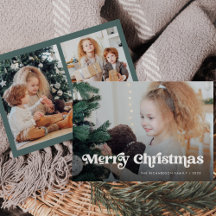 Minimalist Boho / Merry Christmas Multi Photo
