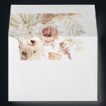 Minimalist Boho Pampas Grass Wedding Envelope<br><div class="desc">For more advanced customization of this design,  simply select the "Customize It" button above!</div>