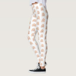Minimalist Boho Rainbow Neutral Leggings<br><div class="desc">These leggings feature a simple boho rainbow theme.</div>