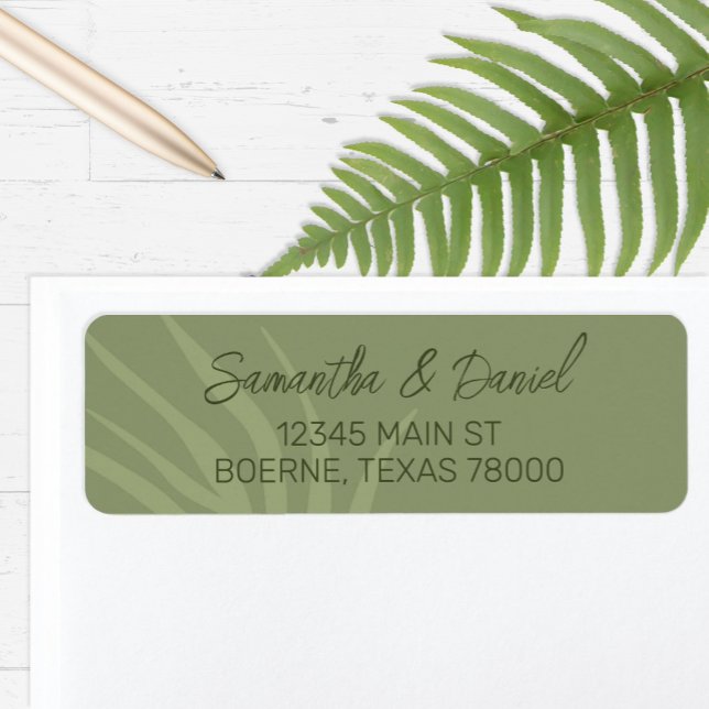 Minimalist Boho Return Address Label (Boho Return Address Labels)