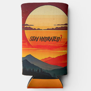 Minimalist BOHO Traveler Seltzer Can Cooler