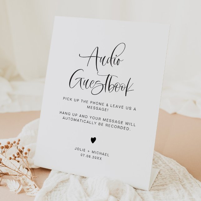 Minimalist Boho Wedding Audio Guestbook Sign (Creator Uploaded)