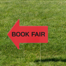 Minimalist BOOK FAIR Directional