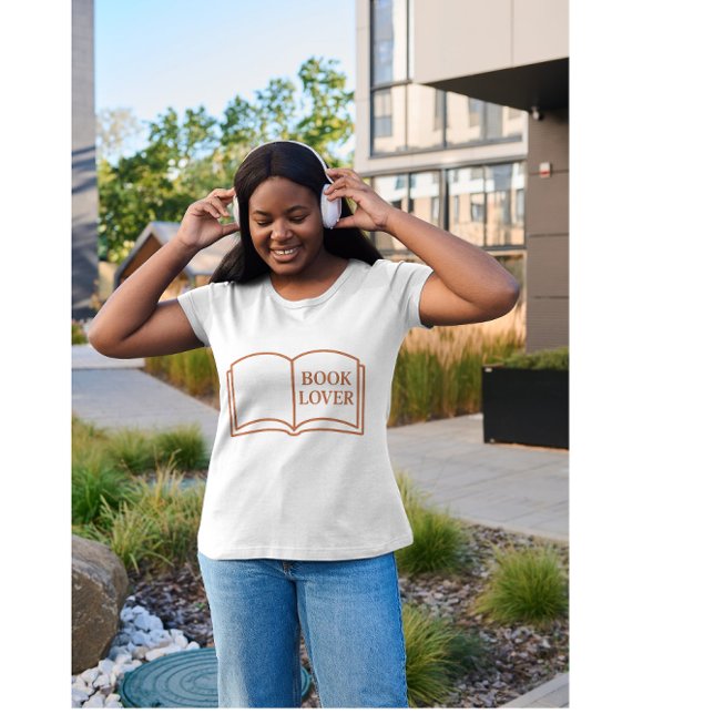 Minimalist Book Lover Design | Cozy Reading Aesthe T-Shirt (Creator Uploaded)