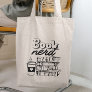 Minimalist Book Lovers | Book Nerd and Coffee Cup Tote Bag