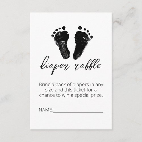 Minimalist Books For Baby Shower Enclosure Card