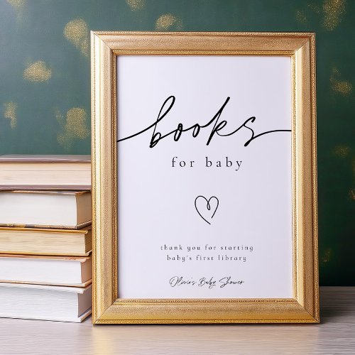 Minimalist Books for Baby Sign