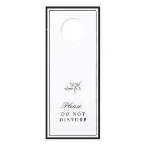 Minimalist Border Foliage Door Hanger