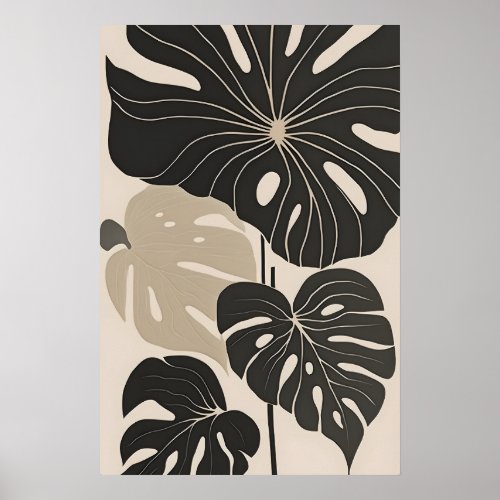 Minimalist Botanical Art Boho Floral Decor