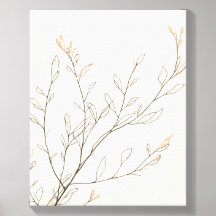 Minimalist Botanical Branch Line Art Wall Art
