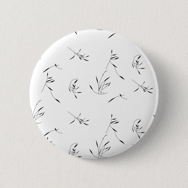 Minimalist Botanical Chic PopSocket Button (Front)
