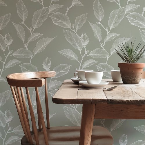 Minimalist Botanical Elegance Wallpaper