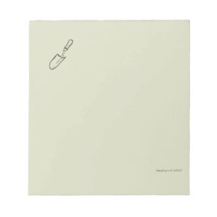 Minimalist Botanical Garden Reader Gift Notepad