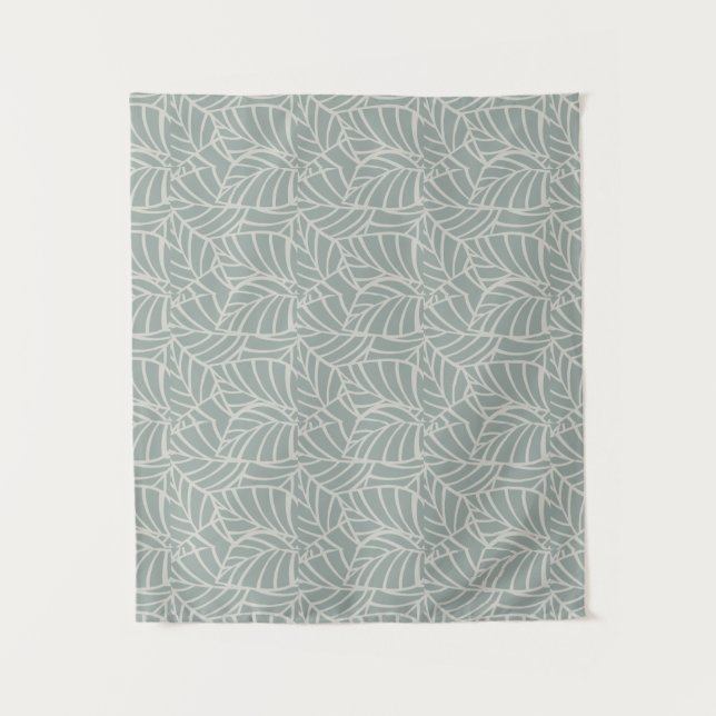 Minimalist Botanical Veins  Tapestry (Front)