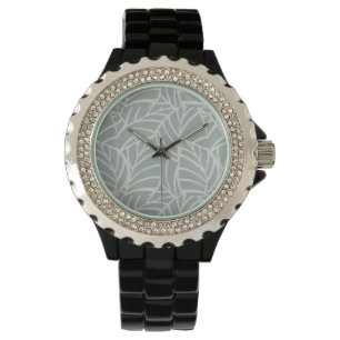 Minimalist Botanical Veins Watch