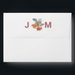 Minimalist Botanical Wedding  Envelope<br><div class="desc">These envelopes are designed to coordinate with our Minimalist Botanical Wedding collection. Personalize by adding the Bride and Groom initials!</div>
